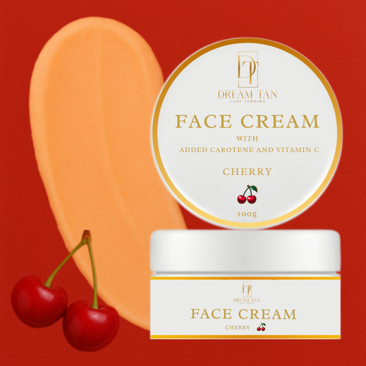 Face Cream with Vitamin C and Carotene  - Cherry